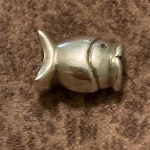 Pandora sterling silver fish charm